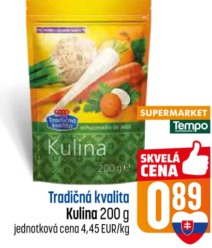 Tradičná kvalita Kulina polievka