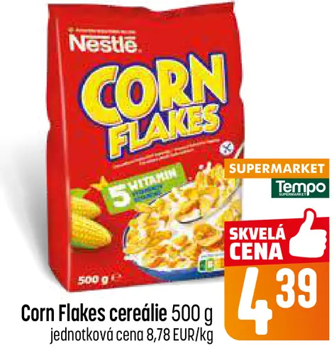 Nestlé Corn Flakes cereálie
