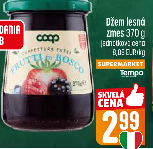 Coop Džem lesná zmes