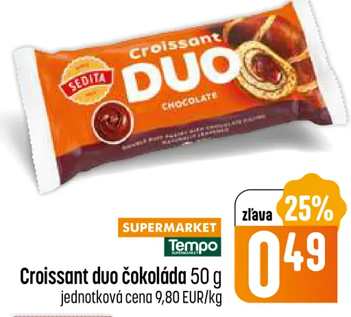 Croissant Duo čokoládový