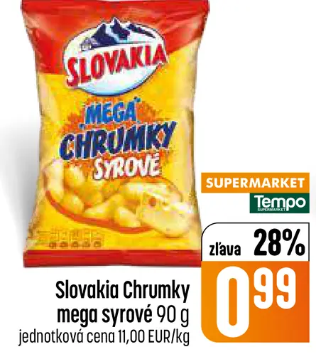 Slovakia Mega chrumky syrové