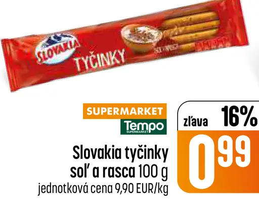 Slovakia tyčinky soľ
