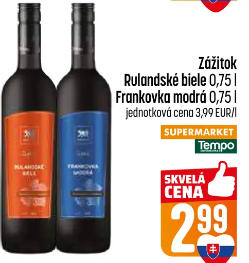 Zážitok Rulandské biele víno