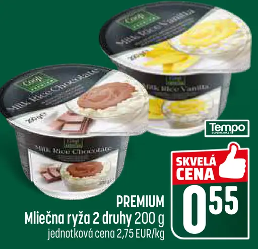 PREMIUM Mliečna ryža