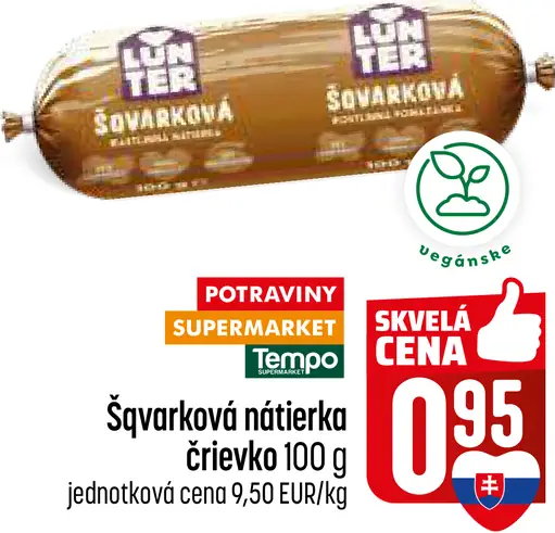 Švárková nátierka črievko