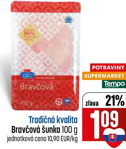 Tempo Tradičná kvalita Bravčová šunka