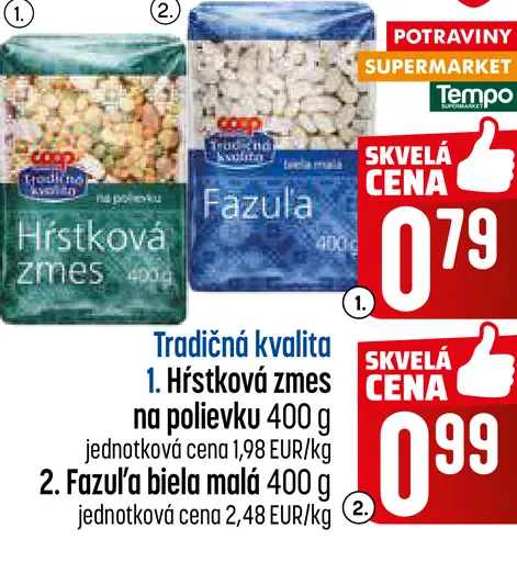 COOP Jednota Hŕstková zmes na polievku