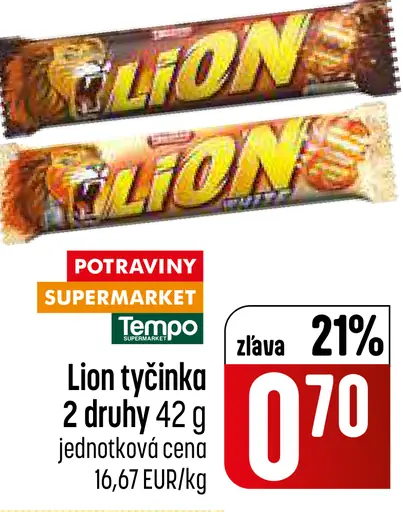 Lion tyčinka rôzne druhy