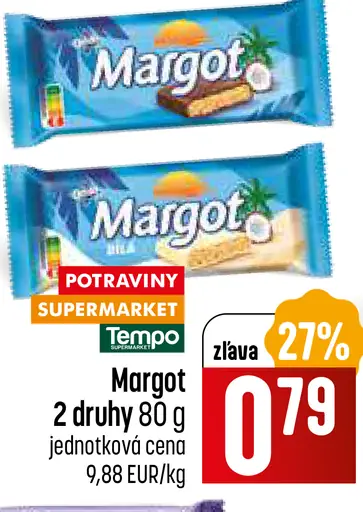 Margot tyčinka rôzne druhy