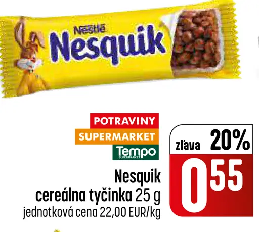 Nesquik cereálna tyčinka