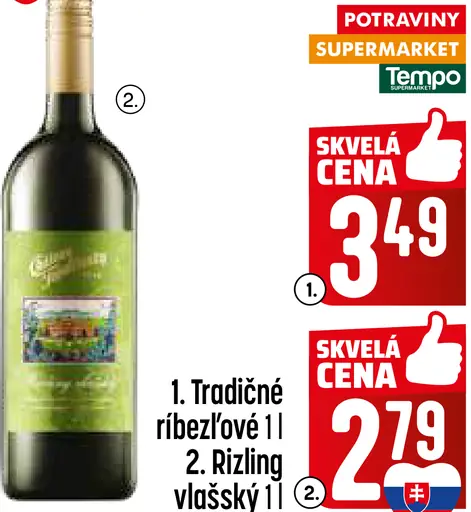 Rizling vlašský víno