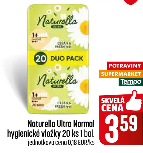 Naturella Ultra Normal hygienické vložky