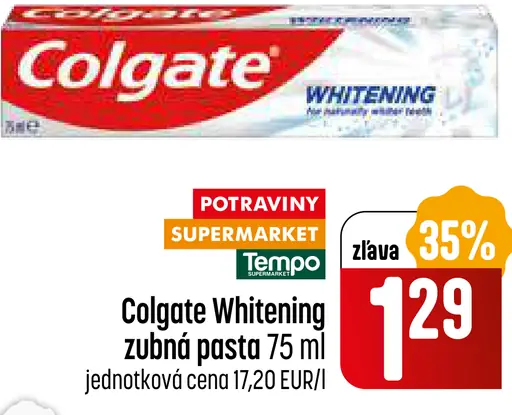 Colgate zubná pasta Whitening