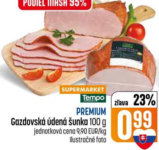 Tempo Gazdovská údená šunka
