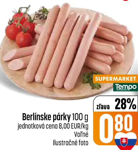 Tempo Berlínské párky