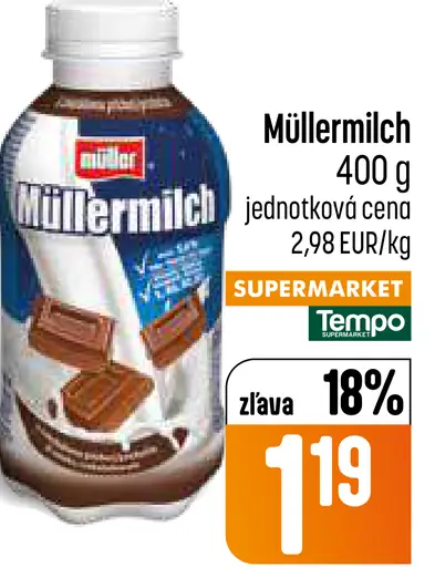Müllermilch mliečny nápoj