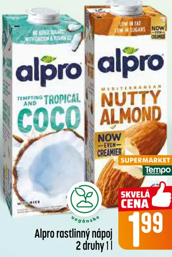 Alpro rastlinný nápoj