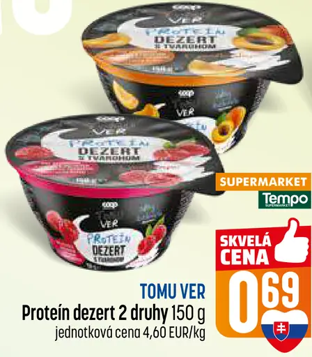 TOMU VER Proteín dezert