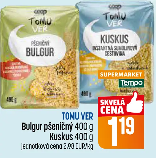 TOMU VER Bulgur pšeničný