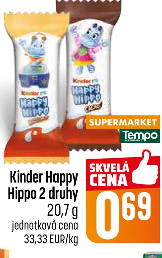 Kinder Happy Hippo