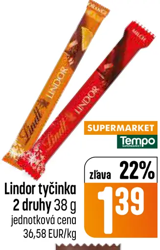 Lindor tyčinka