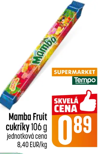 Mamba Fruit cukríky
