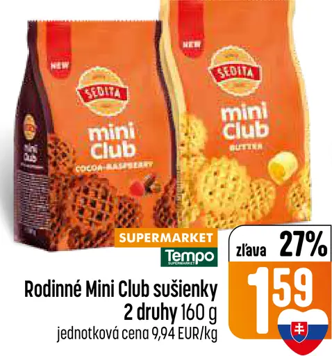 Rodinné Mini Club sušienky