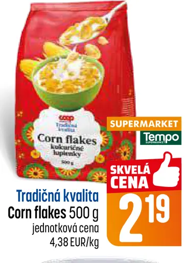 COOP Tradičná kvalita Corn flakes