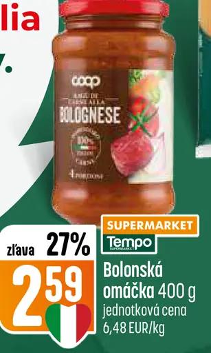 Coop Boloňská omáčka