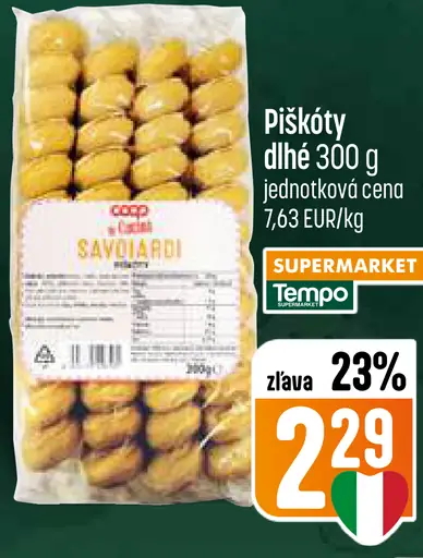 COOP Piškóty dlhé savoiardi