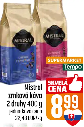 Mistral Zrnková káva