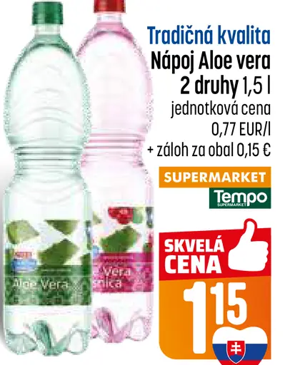 Tradičná kvalita Aloe Vera nápoj
