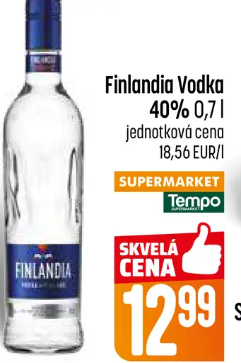Finlandia Vodka 40% 20 cl