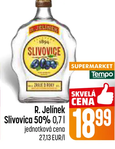 R. Jelínek Slivovica 50%