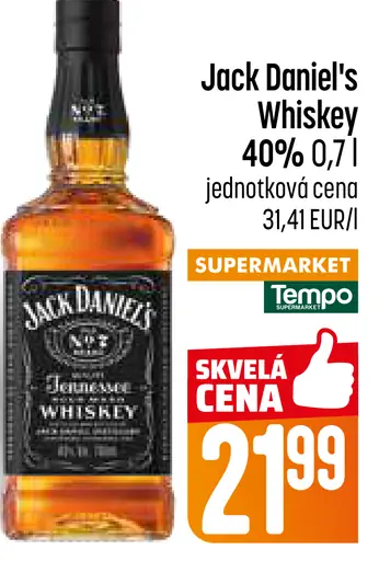 Jack Daniel's Tennessee Whiskey 40%