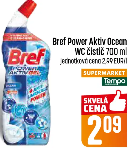 Bref Power Aktiv Ocean WC čistič
