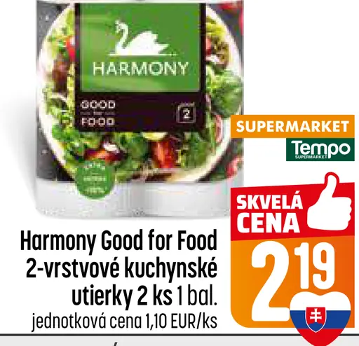 Harmony Good for Food kuchynské utierky 2 vrstvy
