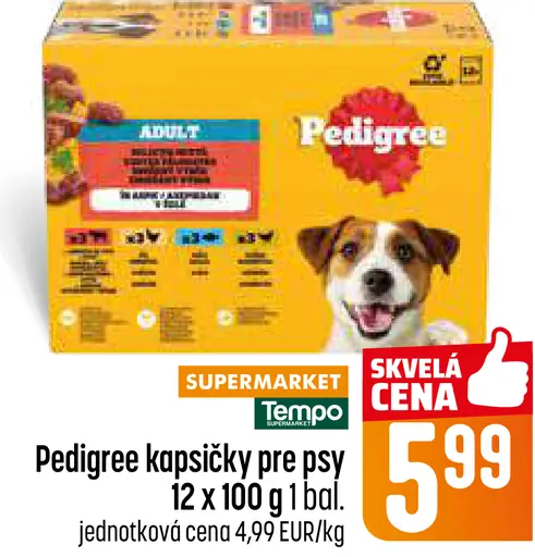 Pedigree kapsičky pre psy