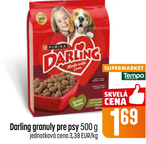 Purina Darling Granuly pre psy