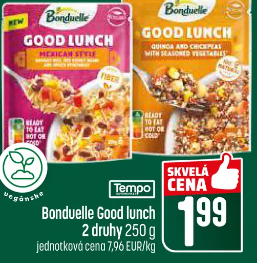 Bonduelle Good Lunch hotový pokrm rôzne druhy