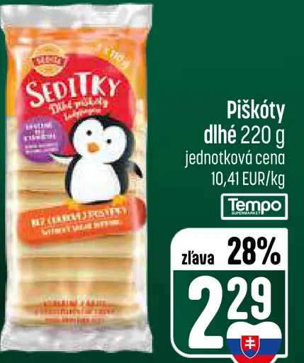 Sedita Piškóty dlhé