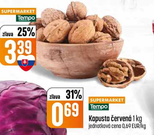 Orechy vlašské v škrupine