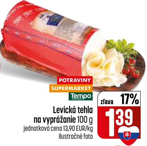 Levička tehla na vyprážanie