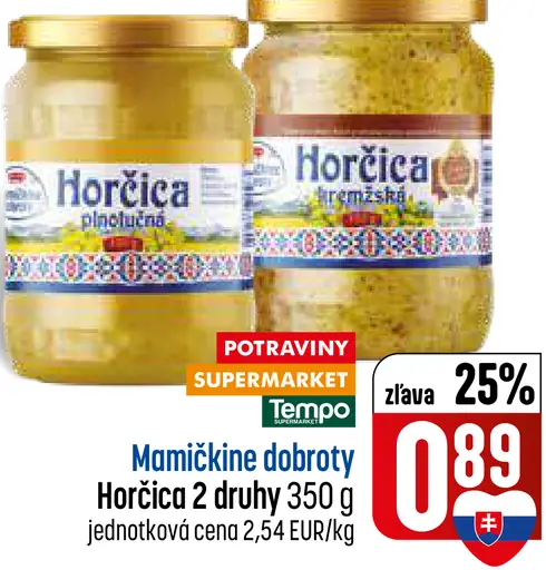 Mamičkine dobroty Horčica