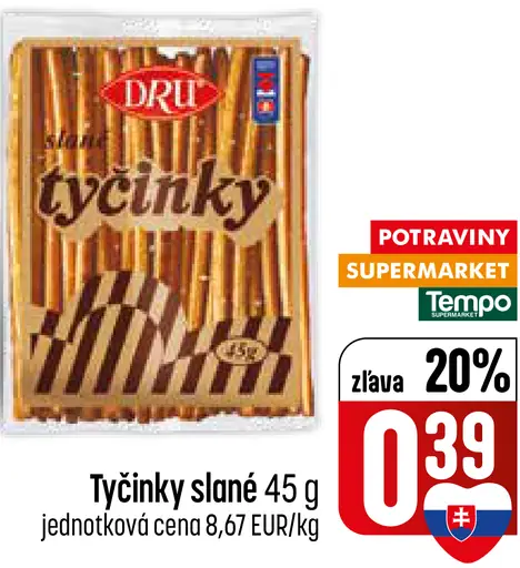 DRU tyčinky slané