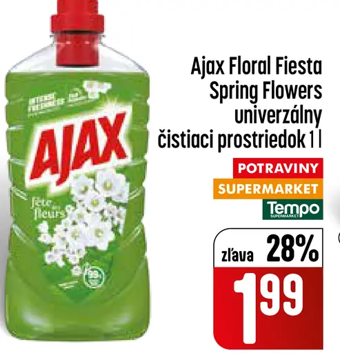 Ajax Floral Fiesta Flower of Spring univerzálny čistiaci prostriedok