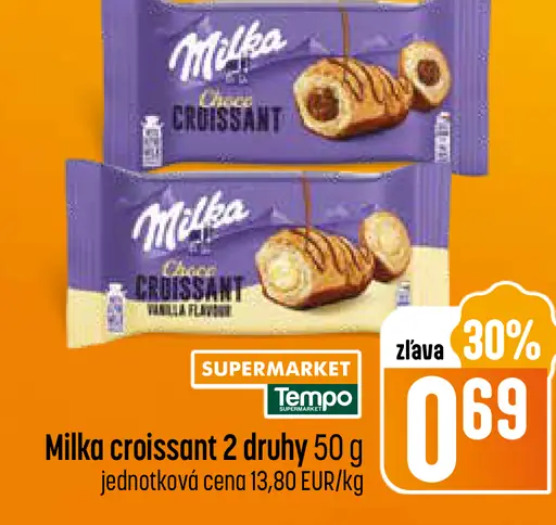 Milka croissant 2 druhy