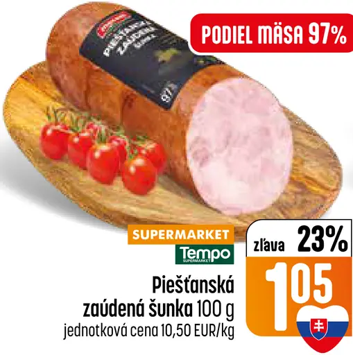 Piešťanská údená šunka