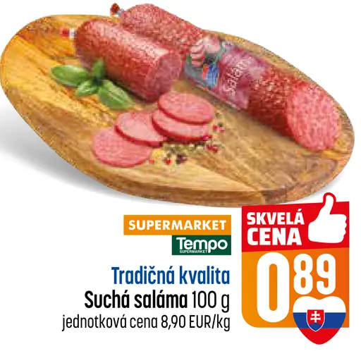 Tradičná kvalita suchá saláma