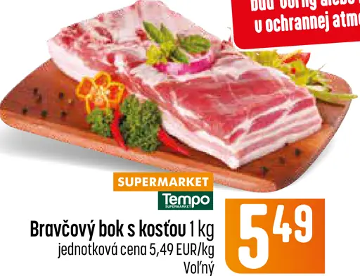 Bravčový bok s kosťou